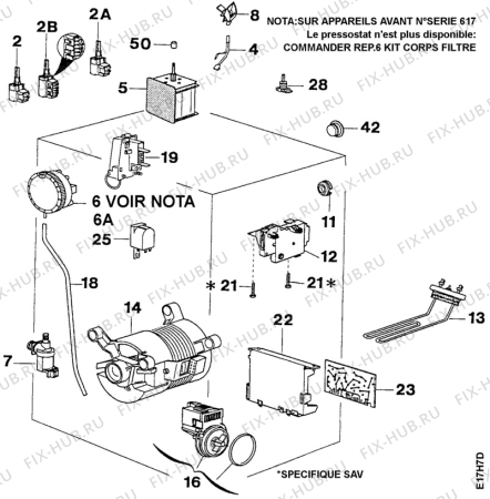 Взрыв-схема стиральной машины Arthurmartinelux AW915T - Схема узла Electrical equipment